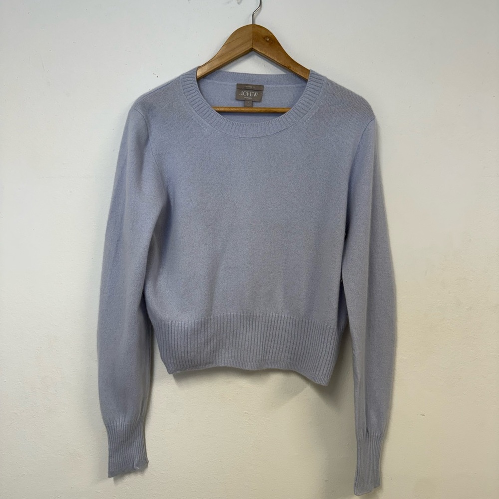 J.CREW CROPPED CASHMERE SWEATER